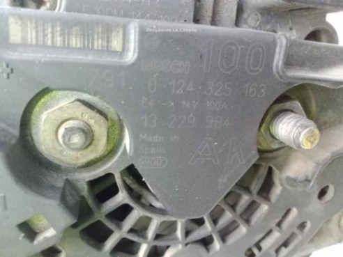0124325163,13229984, ALTERNADOR OPEL ASTRA H (A04)|Desguaces La Cabaña
