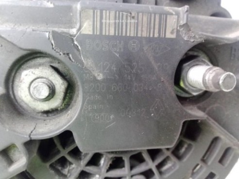 0124525139,8200650034, ALTERNADOR RENAULT KANGOO / GRAND KANGOO (KW0/1_)|Desguaces La Cabaña