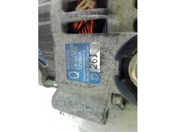 23100AV000, ALTERNADOR NISSAN PRIMERA (P11)|Desguaces La Cabaña