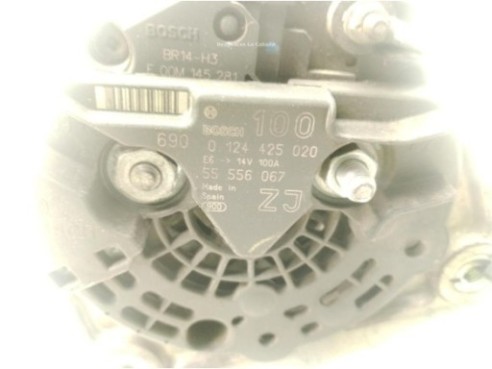 0124425020 ALTERNADOR OPEL ASTRA H (A04)|Desguaces La Cabaña