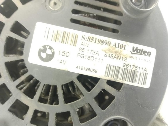 8519890 ALTERNADOR BMW 3 (E90)|Desguaces La Cabaña