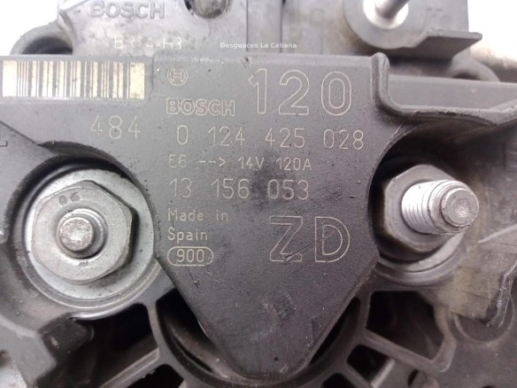 0124425028,13153053, ALTERNADOR OPEL ASTRA H (A04)|Desguaces La Cabaña
