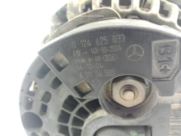 A0131545902 ALTERNADOR MERCEDES BENZ CLASE E (W211)|Desguaces La Cabaña