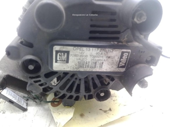 S542851R,TG9S015, ALTERNADOR OPEL COMBO Tour|Desguaces La Cabaña