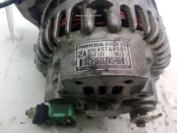 AHGA35,A5TA4591, ALTERNADOR HONDA CIVIC VI Aerodeck (MB, MC)|Desguaces La Cabaña