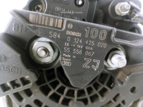 0124425020 ALTERNADOR OPEL ASTRA H (A04)|Desguaces La Cabaña