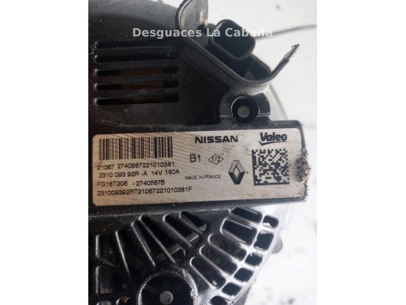 231009392R ALTERNADOR DACIA DOKKER Express|Desguaces La Cabaña