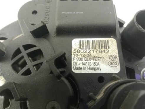 5802217842 ALTERNADOR IVECO DAILY 35C14|Desguaces La Cabaña