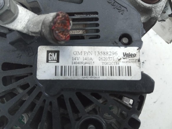 13588296 ALTERNADOR OPEL CORSA D (S07)|Desguaces La Cabaña