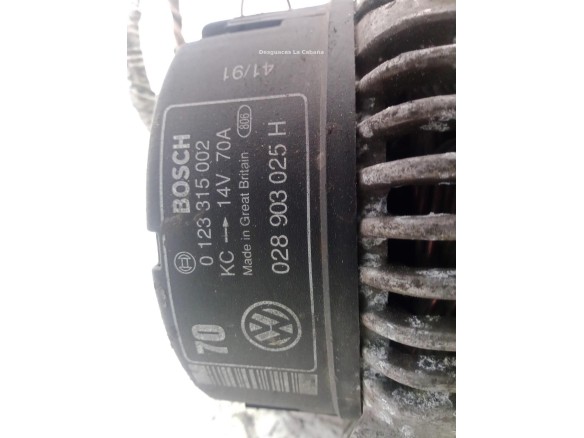 028903025H ALTERNADOR SEAT IBIZA II (6K1)|Desguaces La Cabaña