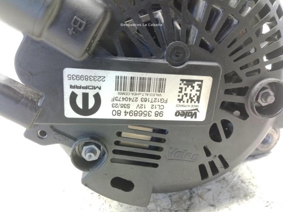 9835689480 ALTERNADOR OPEL MOKKA|Desguaces La Cabaña