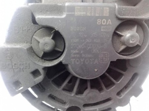 270600D030B ALTERNADOR TOYOTA COROLLA (_E12_)|Desguaces La Cabaña
