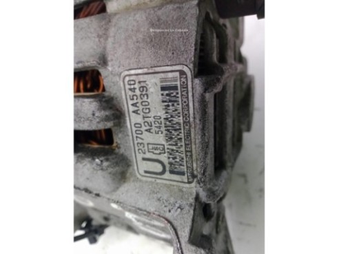 23700AA540,A2TG0391, ALTERNADOR SUBARU IMPREZA Sedán (GD)|Desguaces La Cabaña