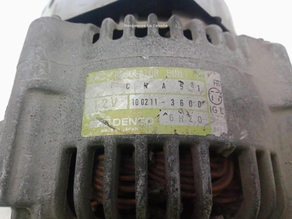 CHA51, ALTERNADOR HONDA CONCERTO (HW, MA)|Desguaces La Cabaña