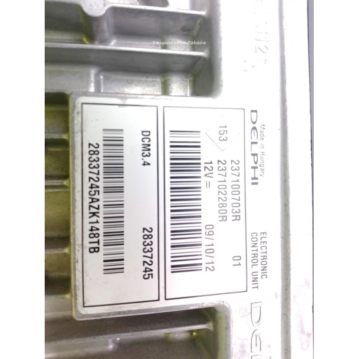 237100703R CENTRALITA MOTOR DACIA SANDERO |Desguaces La Cabaña