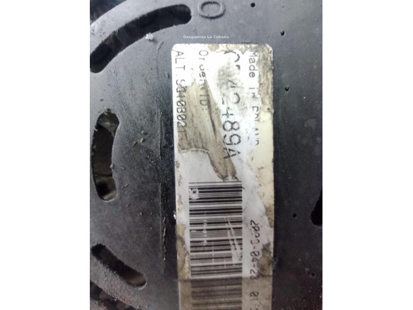 S542489A,SG10B021, ALTERNADOR PEUGEOT 206 Fastback (2A/C)|Desguaces La Cabaña