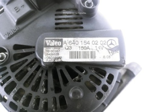 A6401540202 ALTERNADOR MERCEDES BENZ CLASE A (W169)|Desguaces La Cabaña