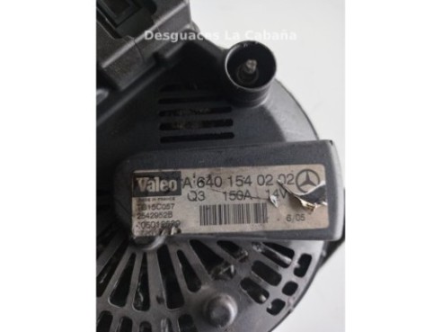 A6401540202 ALTERNADOR MERCEDES BENZ CLASE A (W169)|Desguaces La Cabaña