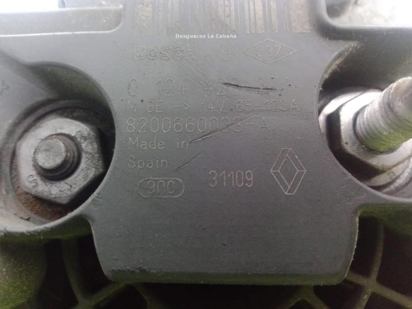 0124425071,8200660033, ALTERNADOR RENAULT CLIO III (BR0/1, CR0/1)|Desguaces La Cabaña