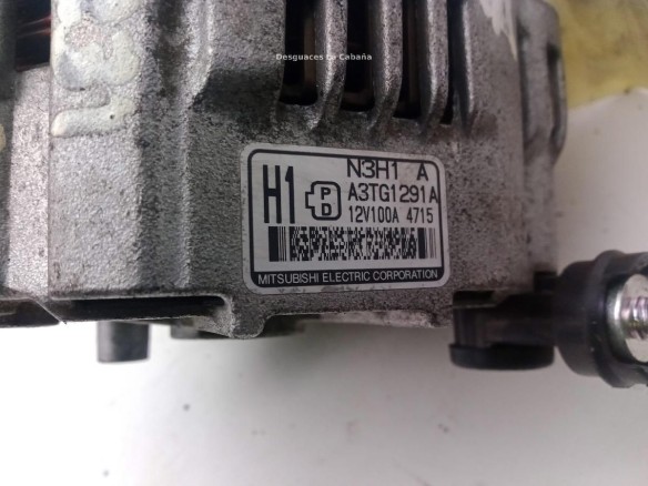A3TG1291A, ALTERNADOR MAZDA RX-8 (SE, FE)|Desguaces La Cabaña
