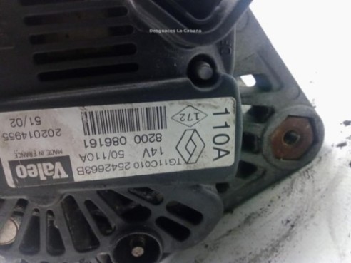 8200086161, ALTERNADOR RENAULT SCÉNIC II (JM0/1_)|Desguaces La Cabaña