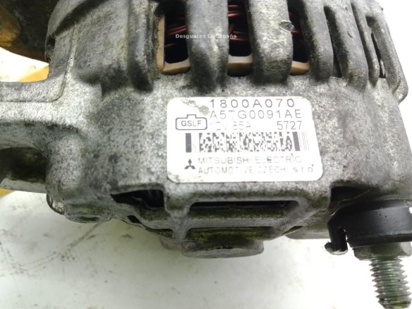 1800A070, ALTERNADOR MITSUBISHI COLT VI (Z3_A, Z2_A)|Desguaces La Cabaña