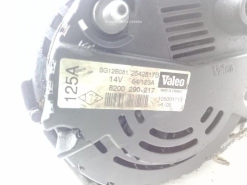 8200290217,2542817B, ALTERNADOR NISSAN PRIMERA Hatchback (P12)|Desguaces La Cabaña
