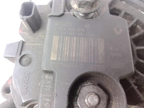 8200356669 ALTERNADOR RENAULT MEGANE II (BM0/1_, CM0/1_)|Desguaces La Cabaña