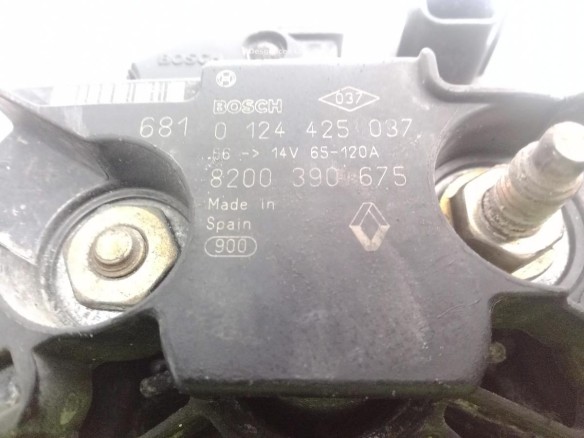 0124425037,8200690375, ALTERNADOR RENAULT CLIO III (BR0/1, CR0/1)|Desguaces La Cabaña
