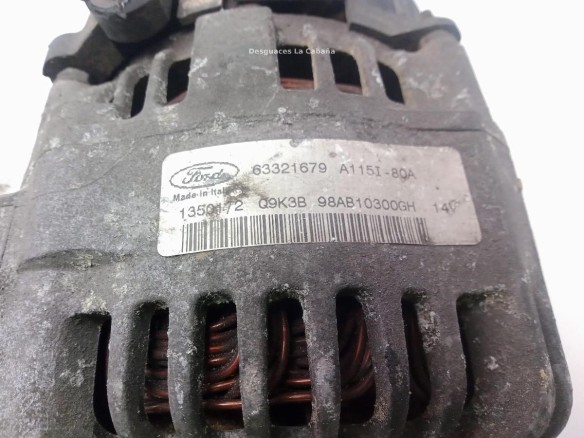 63321679, ALTERNADOR FORD FOCUS (DAW, DBW)|Desguaces La Cabaña
