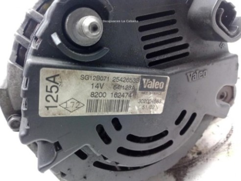 8200162474,2542653D, ALTERNADOR RENAULT LAGUNA II (BG0/1_)|Desguaces La Cabaña