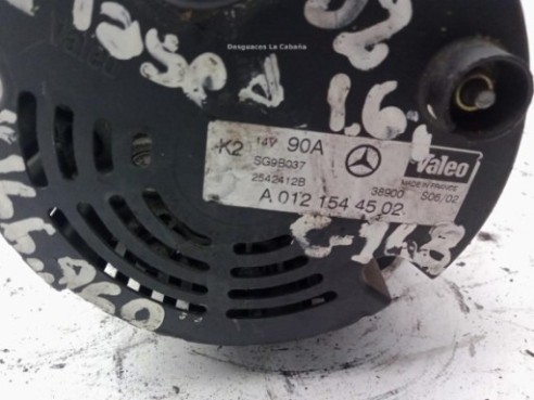 0121544502, ALTERNADOR MERCEDES BENZ CLASE A (W168)|Desguaces La Cabaña