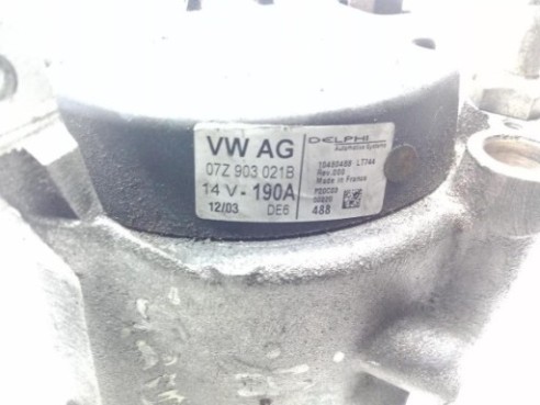 077903021B, ALTERNADOR VW TOUAREG (7LA, 7L6, 7L7)|Desguaces La Cabaña