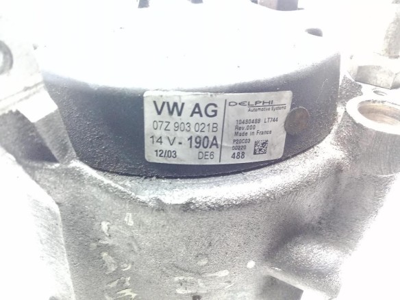 077903021B, ALTERNADOR VW TOUAREG (7LA, 7L6, 7L7)|Desguaces La Cabaña