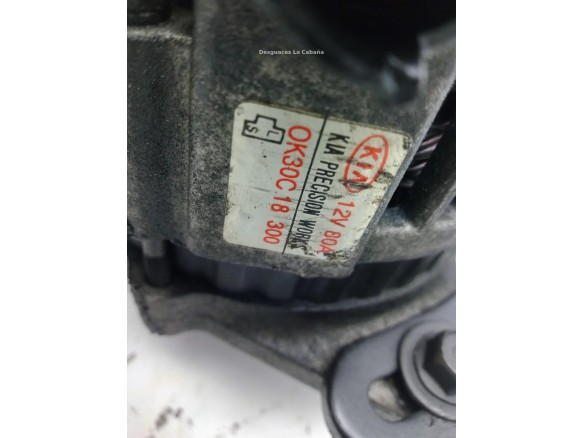 OK30C18300, ALTERNADOR KIA RIO Sedán (DC_)|Desguaces La Cabaña