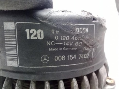 0081547402, ALTERNADOR MERCEDES BENZ CLASE S (W140)|Desguaces La Cabaña