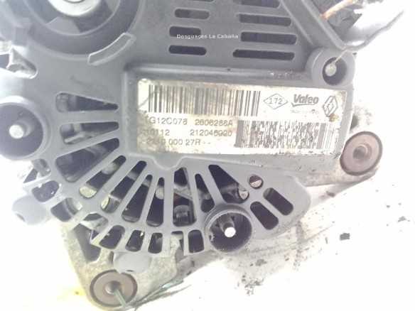 231000027R, ALTERNADOR RENAULT MEGANE III Fastback (BZ0_)|Desguaces La Cabaña