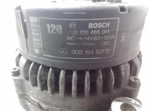0120465014, ALTERNADOR MERCEDES BENZ CLASE S (W140)|Desguaces La Cabaña