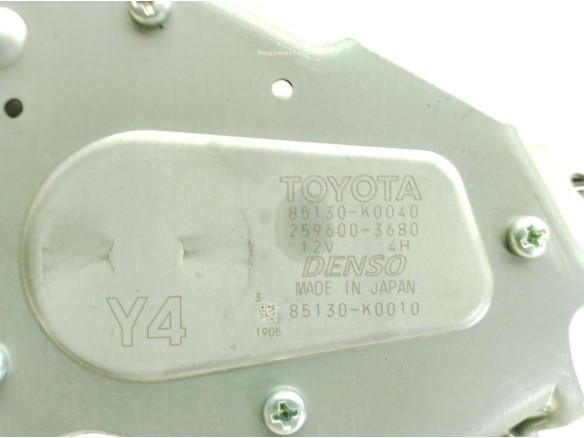 85130K0040 MOTOR LIMPIAPARABRISAS TRA TOYOTA AYGO X (_B7_)|Desguaces La Cabaña