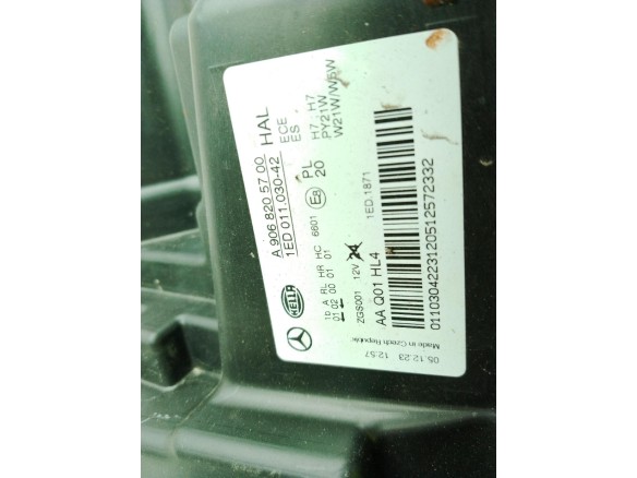 A9068205700 FARO IZQUIERDO MERCEDES BENZ SPRINTER 5-t Furgón (906)|Desguaces La Cabaña