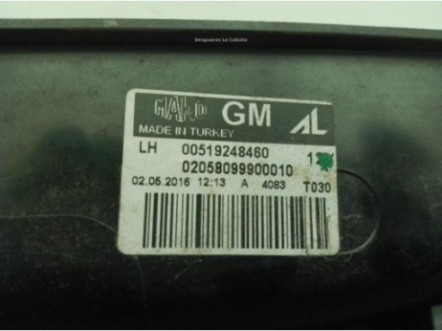 95513787, 00519248460 PILOTO TRA IZQ OPEL COMBO Furgón/ranchera familiar (X12)|Desguaces La Cabaña