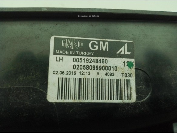 95513787, 00519248460 PILOTO TRA IZQ OPEL COMBO Furgón/ranchera familiar (X12)|Desguaces La Cabaña