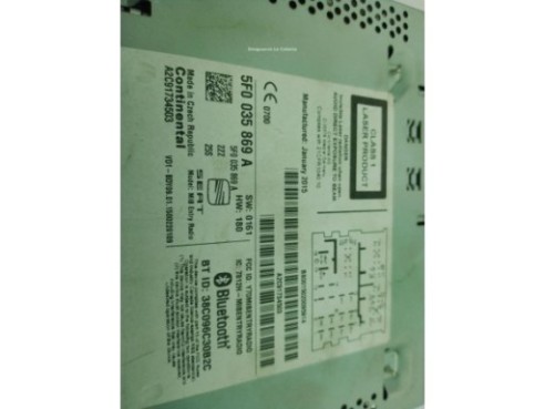 5F0035869A PANTALLA MULTIMEDIA SEAT LEON (5F1)|Desguaces La Cabaña