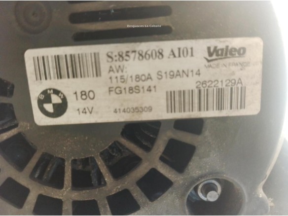 8578608 ALTERNADOR BMW 4 Gran Coupe (F36)|Desguaces La Cabaña