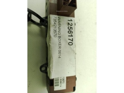 7354213570 INTERRUPTOR WARNING PEUGEOT BOXER Furgón|Desguaces La Cabaña