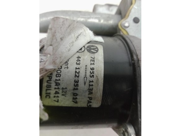   MOTOR LIMPIAPARABRISAS DEL VW TRANSPORTER V Caja/Chasis (7JD, 7JE, 7JL, 7JY, 7JZ, 7FD, 7FE|Desguaces La Cabaña