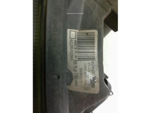 8117002380 FARO IZQUIERDO TOYOTA COROLLA (_E12_)|Desguaces La Cabaña