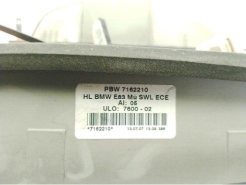 7162210 PILOTO TRA DER EXT BMW X3 (E83)|Desguaces La Cabaña