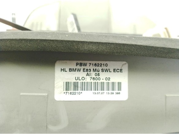 7162210 PILOTO TRA DER EXT BMW X3 (E83)|Desguaces La Cabaña