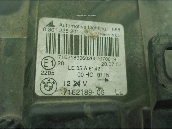63127162189 FARO IZQUIERDO BMW X3 (E83)|Desguaces La Cabaña